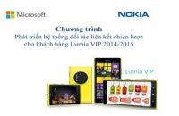 Ưu Đãi Cho Khách Hàng Sử Dụng Điện Thoại Nokia Lumia