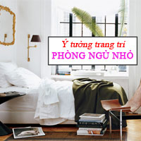 Phòng ngủ nhỏ vẫn đẹp giản dị nhờ trang trí