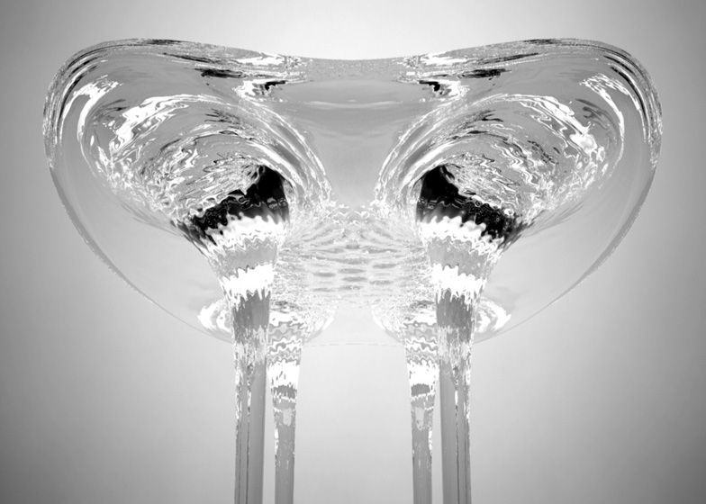 Bàn nước Liquid glacial table thiết kế bởi Zaha Hadid