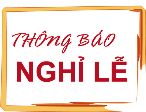 D'FURNI thông báo lịch nghỉ lễ 30/4 và 1/5