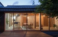 Kiến trúc nhà truyền thống Nhật Bản với thiết kế gỗ ép