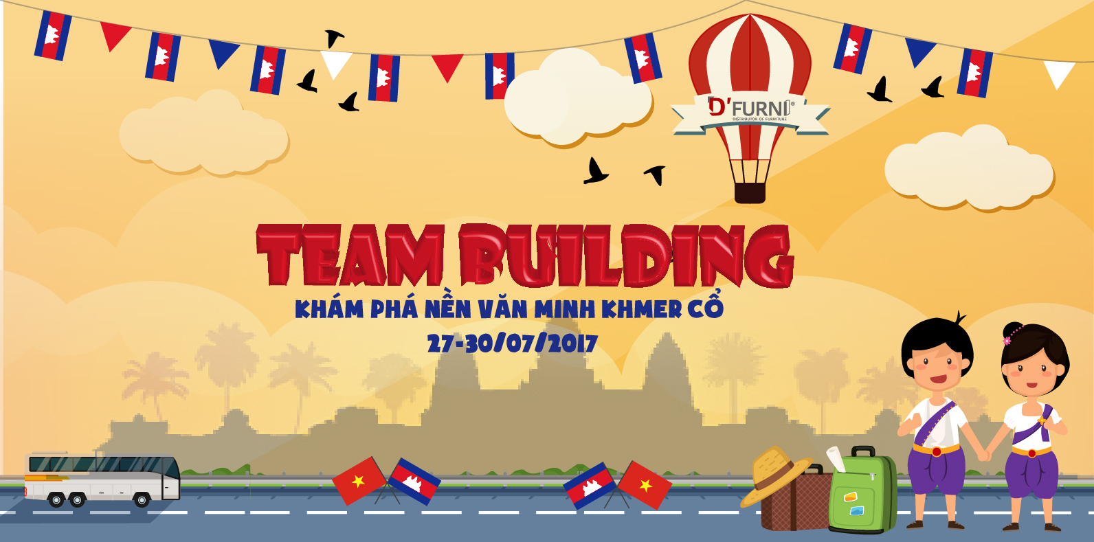 Thông báo D'FURNI tổ chức du lịch hè 27-30/07/2017