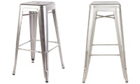 Ghế bar Tolix H Stool mạ kẽm