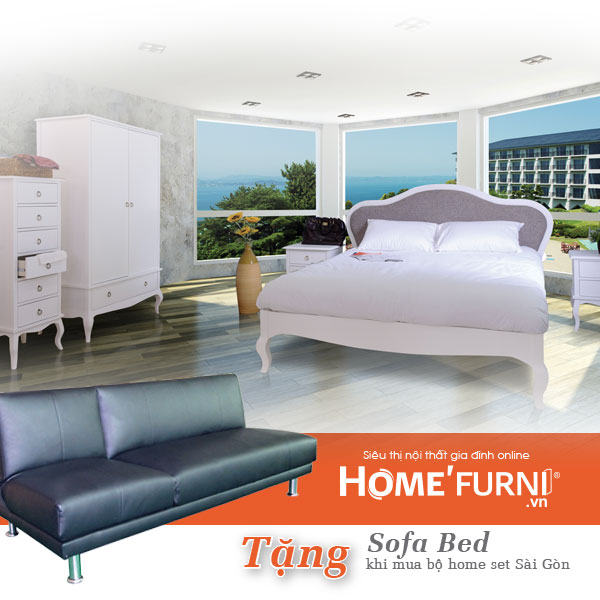 Mua sai gon homeset tang sofa bed