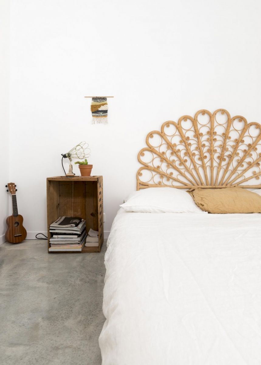 Một phòng ngủ bài trí với phong cách đơn giản nhưng tinh tế